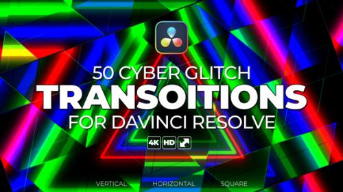 Videohive - Cyber Glitch Transition Pack - 41869875 - 41869875