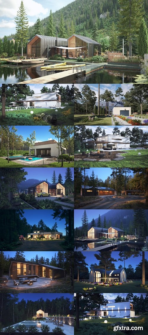 Evermotion - Archexteriors Vol.39 - Max Vray ForestPack