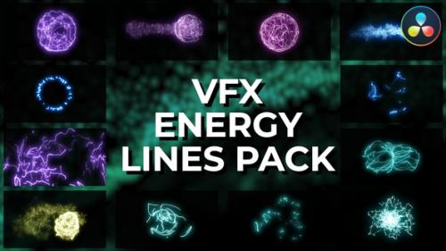 Videohive - VFX Energy Lines Pack for DaVinci Resolve - 41954104 - 41954104