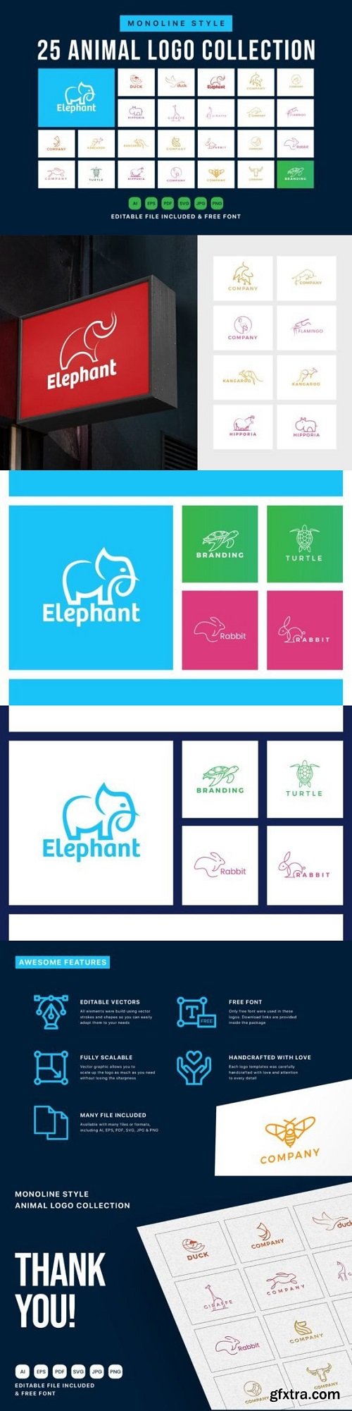 25 Animal Logo Collections