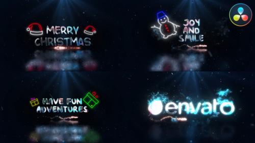 Videohive - Christmas Wishes for DaVinci Resolve - 41972628 - 41972628