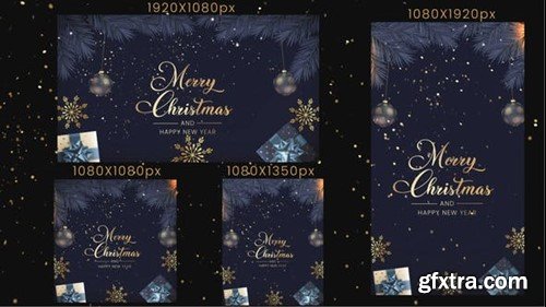 Videohive Christmas Intro 4 in 1 41650076