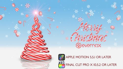 Videohive - Christmas Candy Cane Greetings - Apple Motion - 41959925 - 41959925