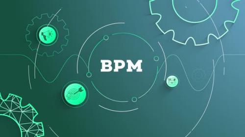 Videohive - Infographic Bpm Background Looped - 41987206 - 41987206