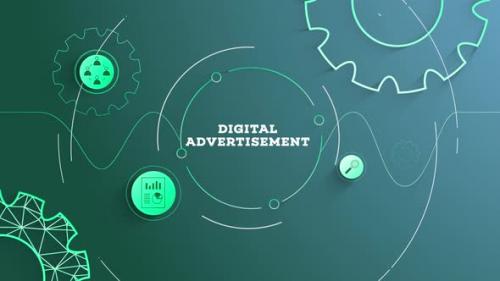Videohive - Infographic Digital Advertisement Background Looped - 41987311 - 41987311