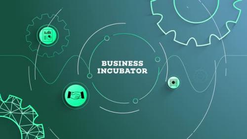 Videohive - Infographic Business Incubator Background Looped - 41987371 - 41987371