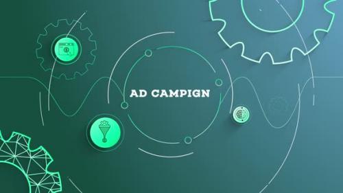 Videohive - Infographic Ad Campaign Background Looped - 41987380 - 41987380