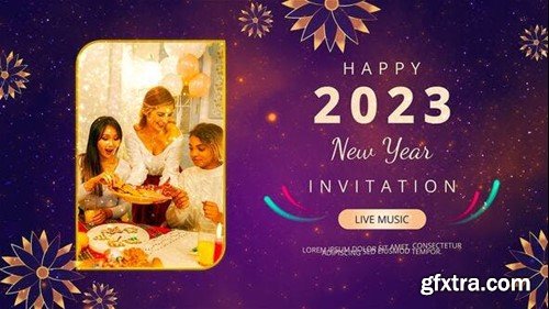 Videohive Golden Sparkle Happy New Year Slideshow 41997174