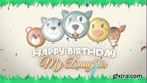 Videohive Kid Birthday Wishes 41980577