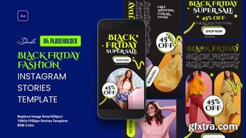 Videohive Black Friday Instagram Stories Template 41917687