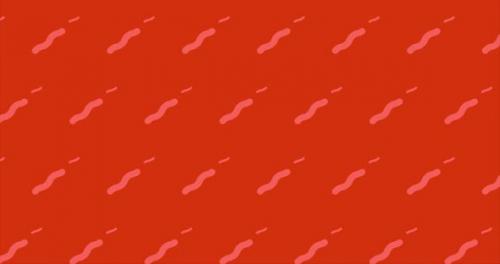 Videohive - Red orange background with pink abstract pattern - 41962704 - 41962704