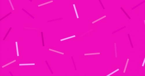 Videohive - Pink Background with White Line Particles Animation - 41962724 - 41962724