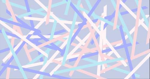 Videohive - Gray Blue Light Abstract Background with Paper Lines. Geometric Stripes Animation - 41962734 - 41962734