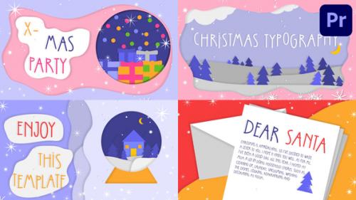 Videohive - Christmas Greetings Colorful Scenes | Premiere Pro MOGRT - 41972416 - 41972416