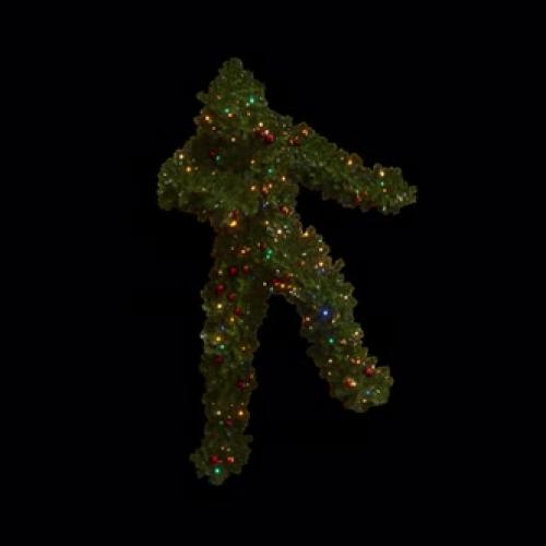 Videohive - Christmas Tree Man Dancing - 41984017 - 41984017