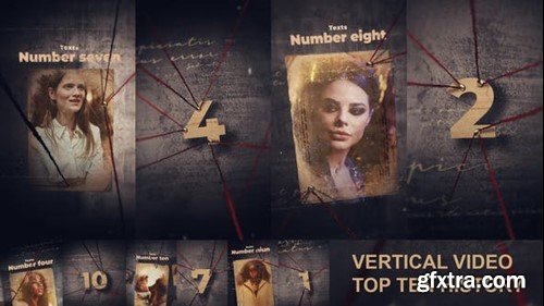 Videohive Top 10 History Vertical Video 42008296