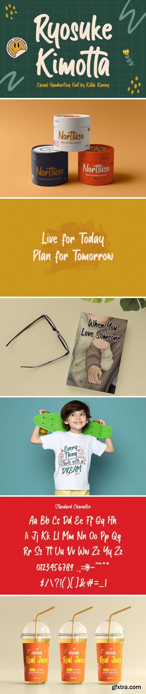 Ryosuke Kimotta Font