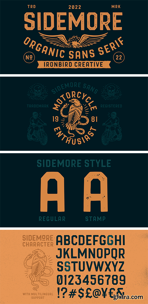 Sidemore Font Family Sidemore Font Family