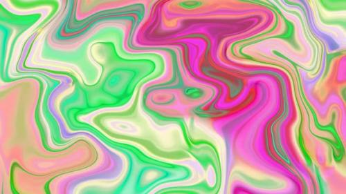 Videohive - Smooth Shiny Wave Marble Liquid Animation Background - 42007703 - 42007703