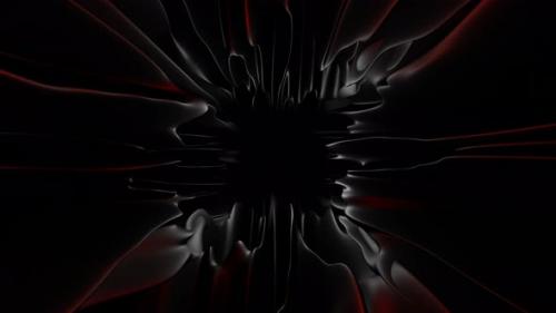 Videohive - Abstract Dark Red Metallic Tunnel Loop Animation Dark Background - 41984167 - 41984167
