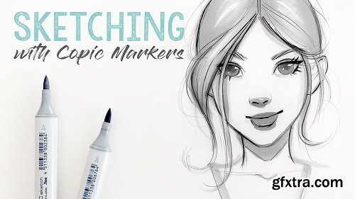 Design a Female Character: Exploring Copic Markers