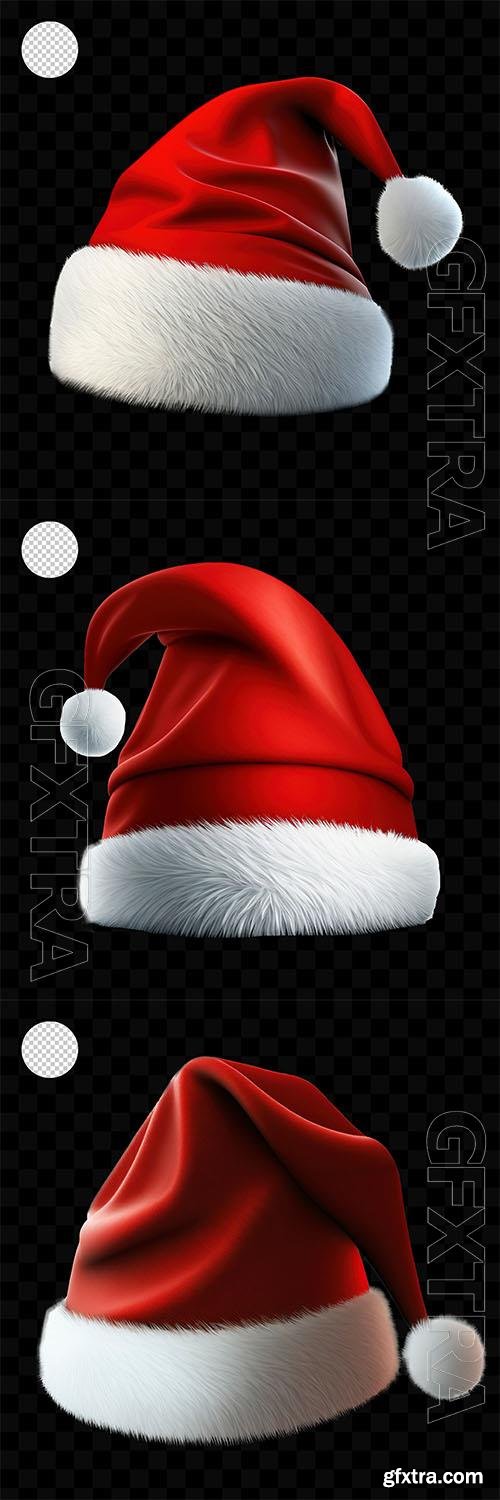 Santa claus red hat psd