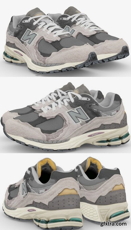 New Balance 2002R Protection Pack 3D Model