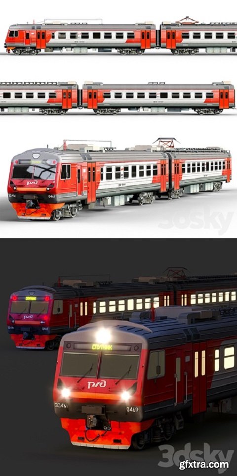 ED4M 2012-16 – Russian Railways (low poly)