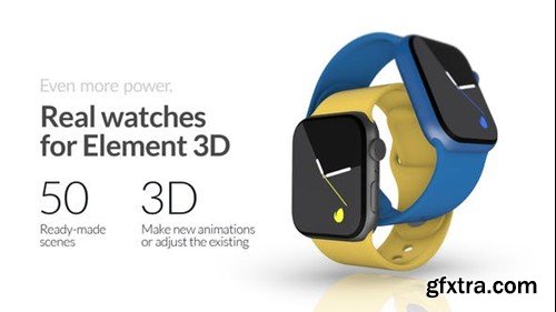 Videohive Real Smartwatches for Element 3D 41879182