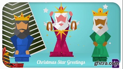 Videohive Christmas Star Greetings 34113836