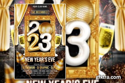 2023 New Year Eve Poster or Flyer