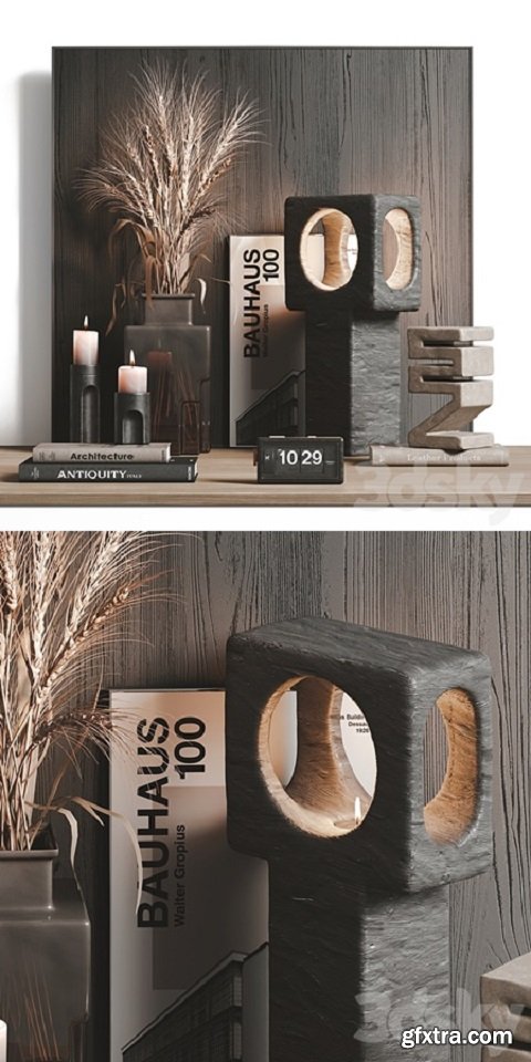 Dark decor set