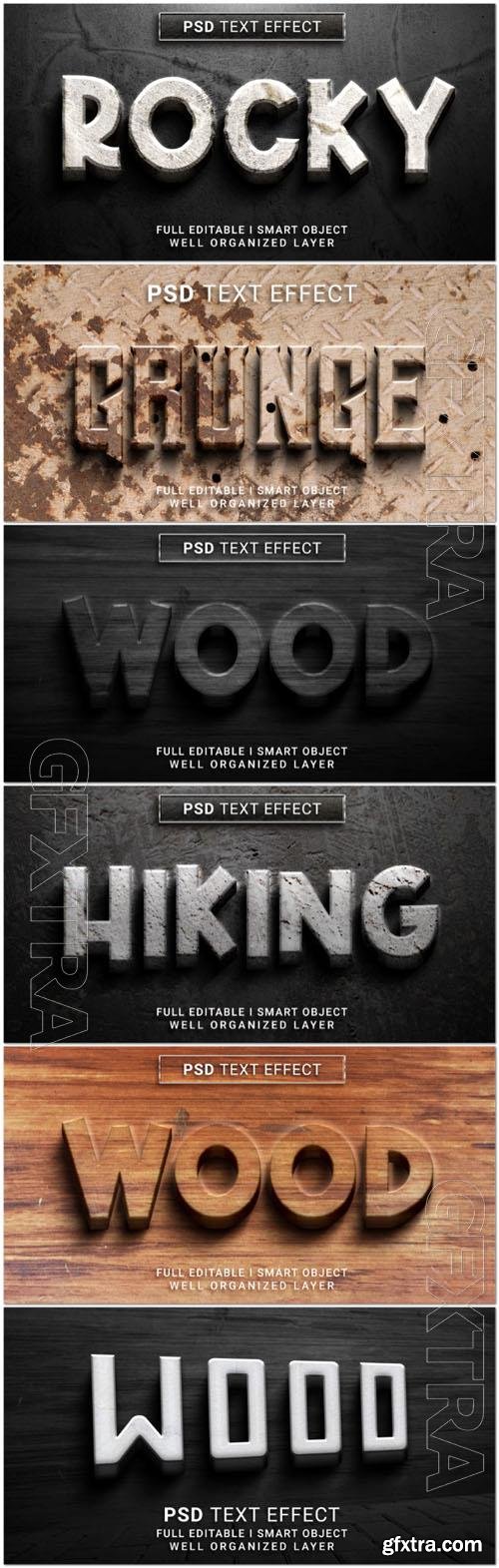 Psd style text effect editable set vol 19 Psd style text effect editable set vol 19
