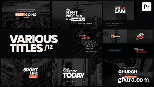 Videohive Various Titles 12 42100351