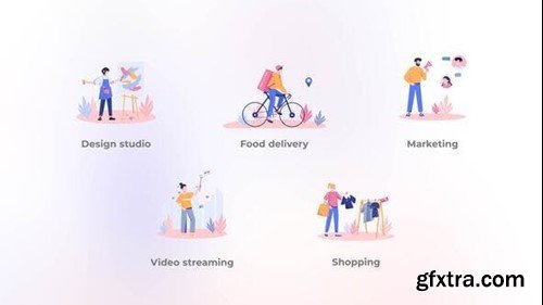 Videohive Markening - Flat Concepts 42135771