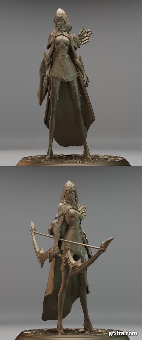 Ashe League of Legends – 3D Print