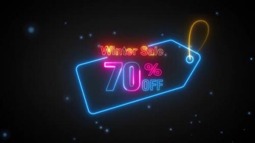 Videohive - Winter Sale Discount Tag 70 Percent Off - 42061161 - 42061161