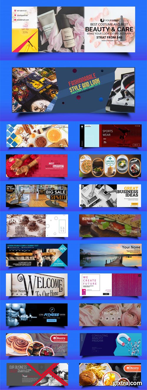 25+ Multipurpose Facebook Covers PSD Templates 25+ Multipurpose Facebook Covers PSD Templates