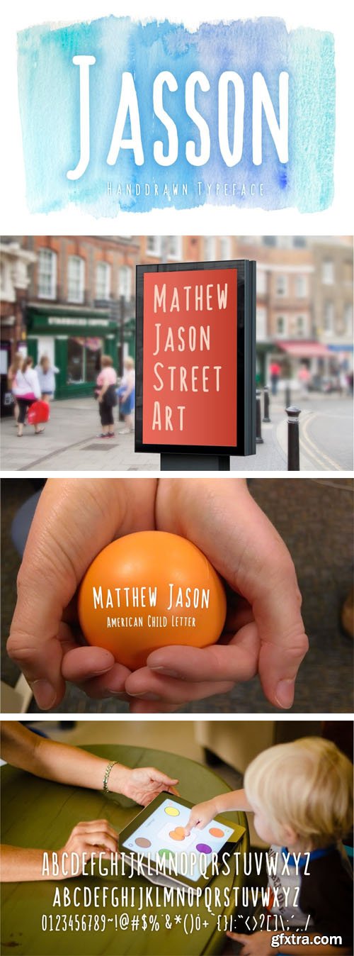 Jasson - Handwritten Typeface Jasson - Handwritten Typeface