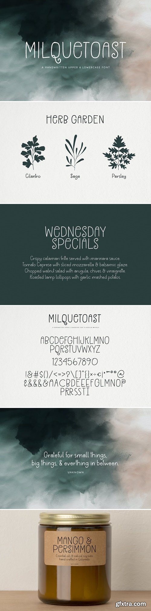 Milquetoast Typeface