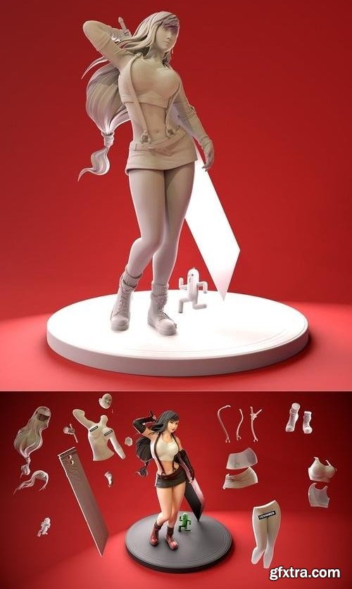 Tifa Lockhart (Full) – 3D Print