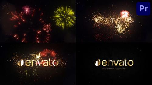Videohive - New Year Firework Logo for Premiere Pro - 42179927 - 42179927