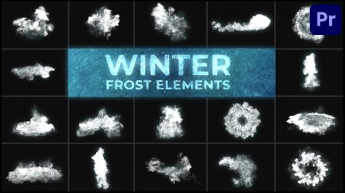 Videohive - Winter Frost Elements for Premiere Pro - 42180571 - 42180571