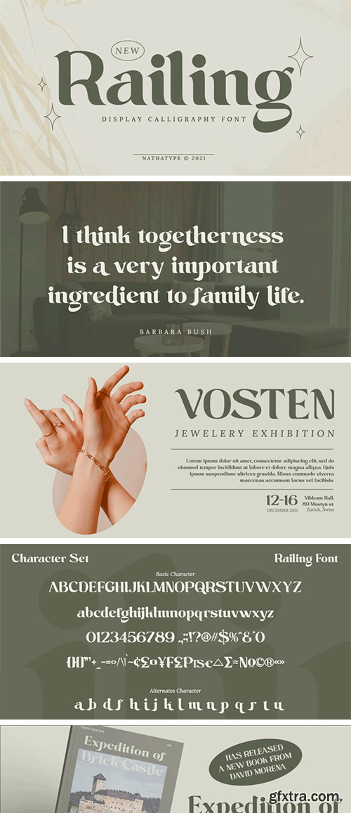 Railing Font Railing Font