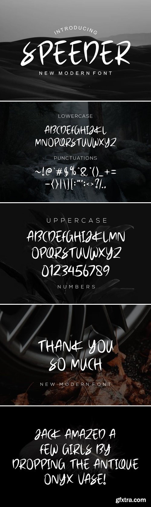 Speeder font