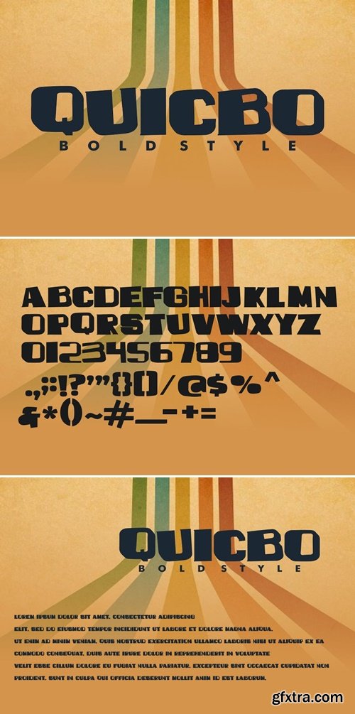 Quicbo - Bold Font