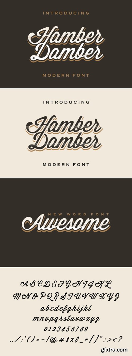 Hamber Damber Font