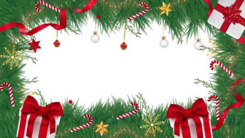 Videohive - Merry Christmas Frame Background - 42153274 - 42153274