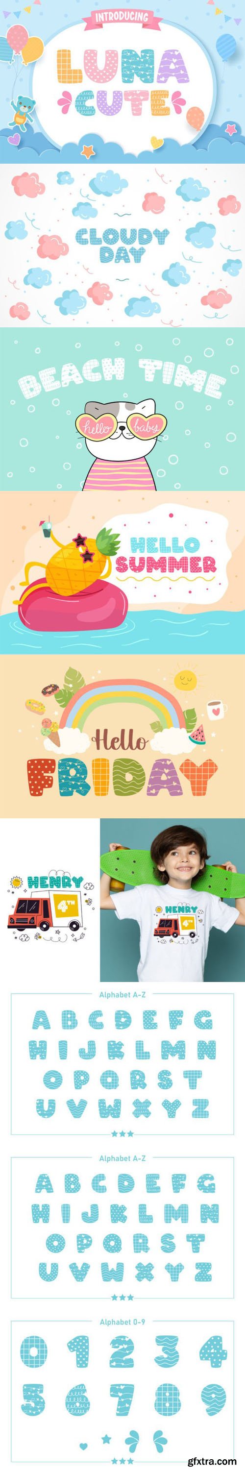 Luna Cute Display Font Luna Cute Display Font