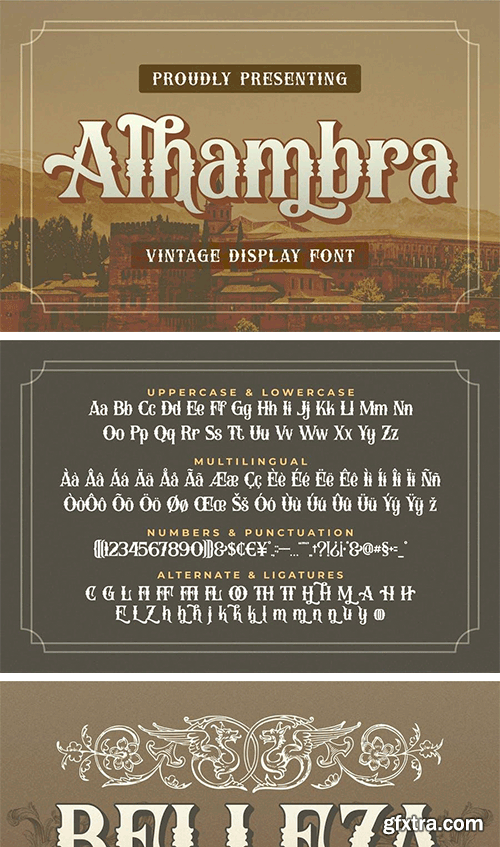 Alhambra Font Alhambra Font